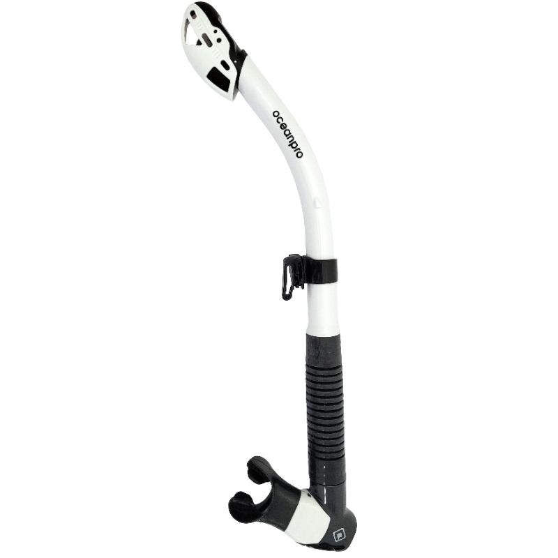 TYPHOON PRO-DRY SNORKEL WT/BK - Click Image to Close